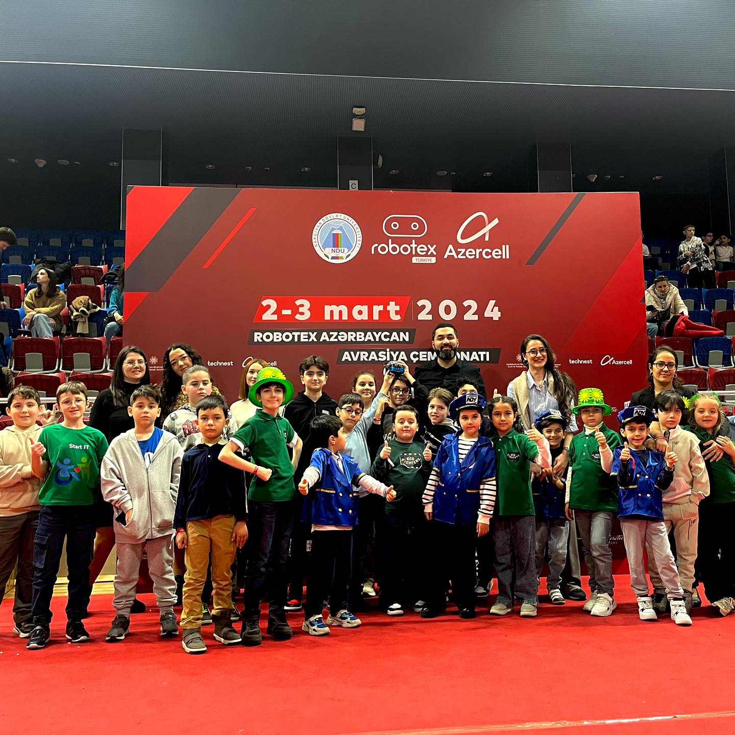 2-3 mart Bakıda keçirilən Robotex Azərbaycan Avrasiya çempionatında komandalarımız uğurlu qalibiyyət qazandı!