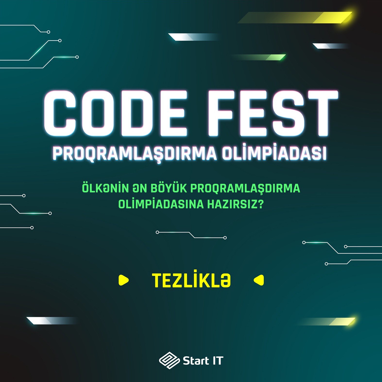 Ölkənin ən böyük uşaqlar arası Proqramlaşdırma olimpiadasına qeydiyyat başlayır! 🚀.